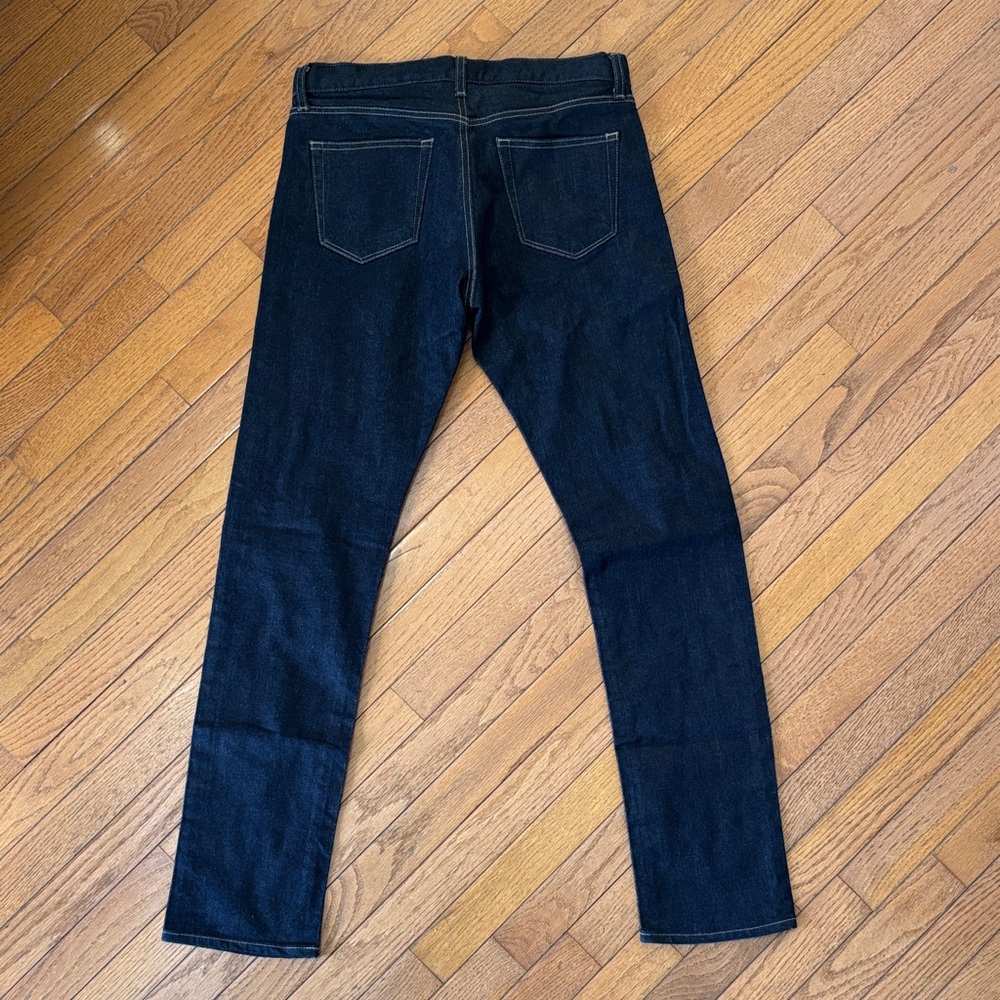 Uniqlo Men's Selvedge Denim Deep Indigo Slim Fit Jeans 32x34